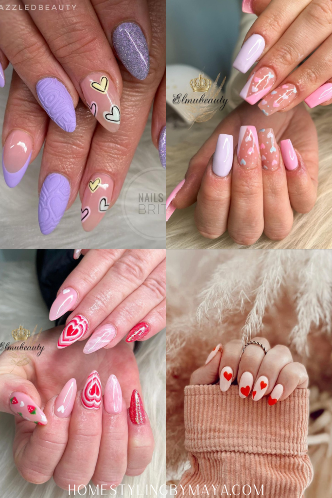 Cute Valentine's Day Nails