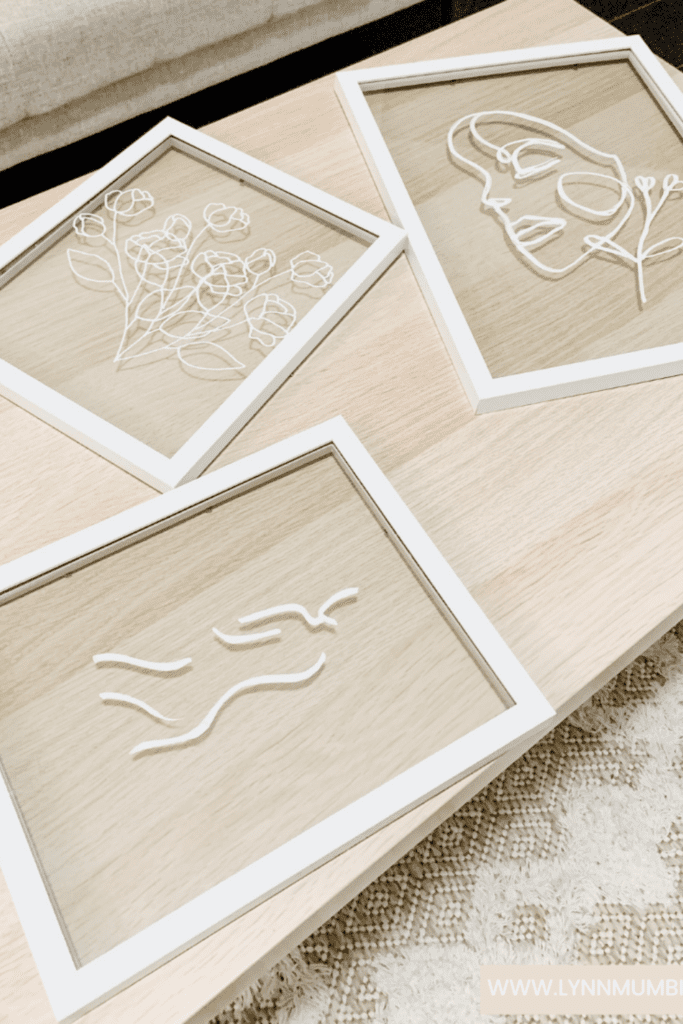 DIY floating frames