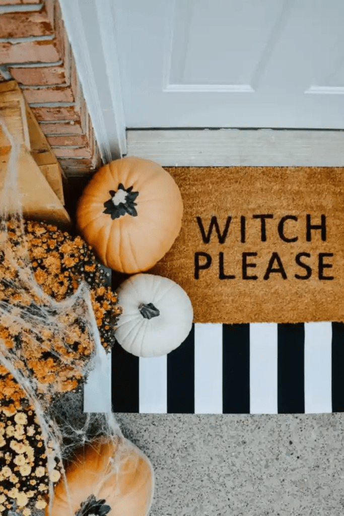 halloween doormats