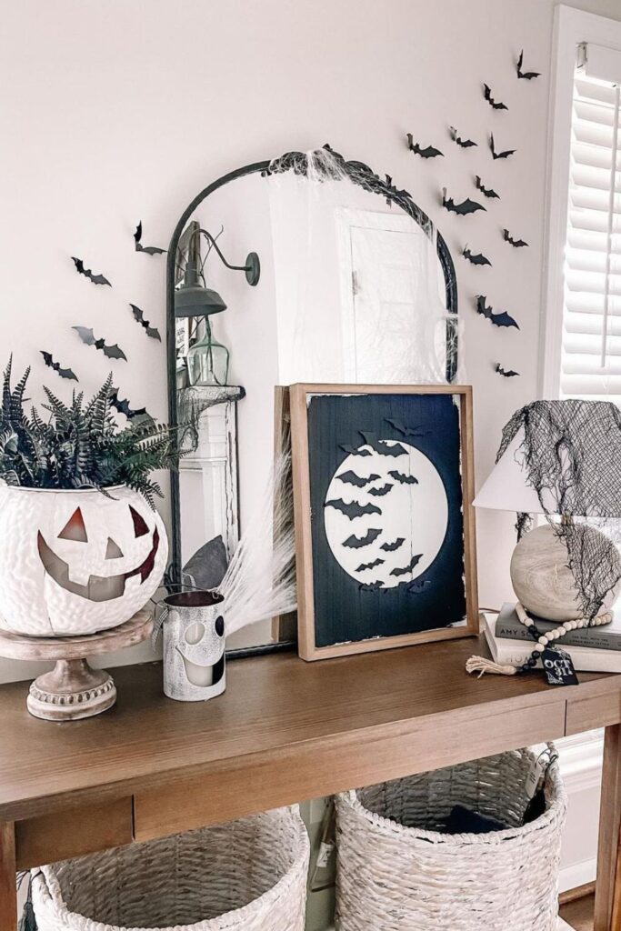 neutral halloween decorations
