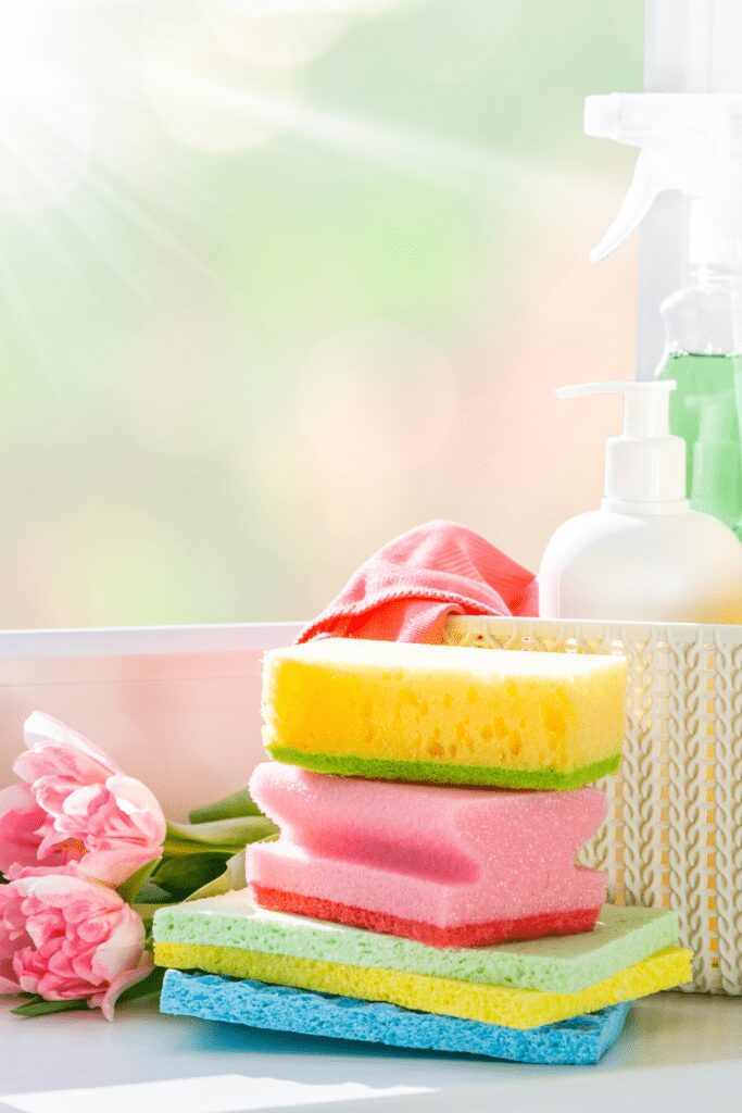 list of cleaning supplies for first apartment