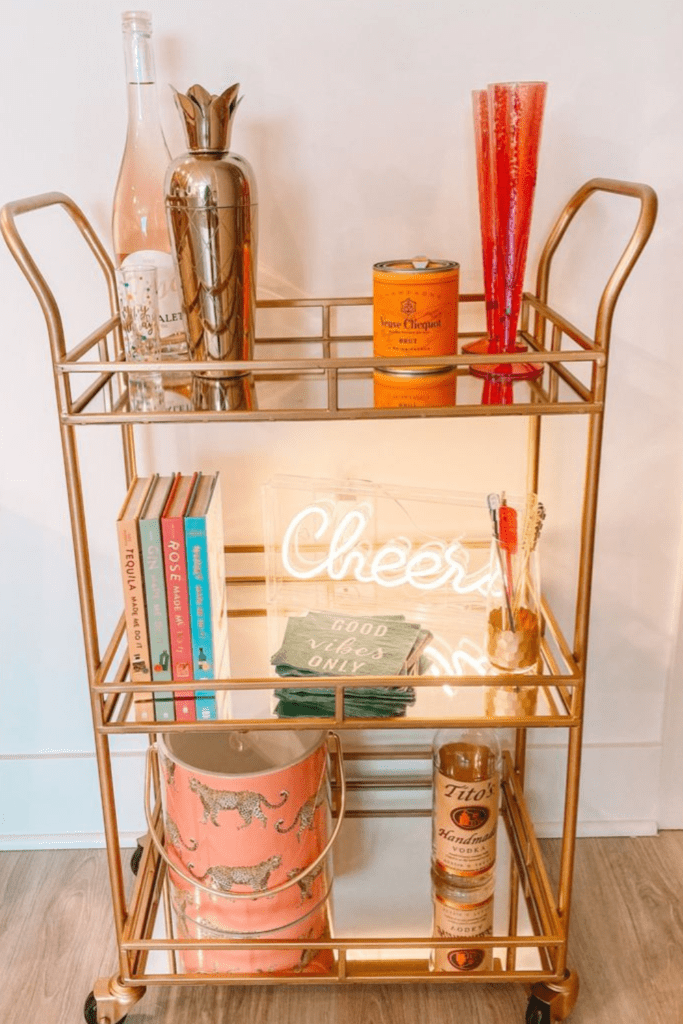 bar cart accessories