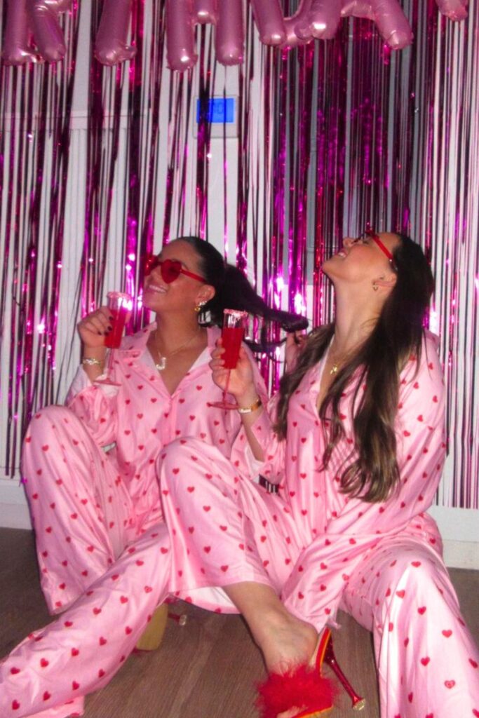 galentine's day party ideas - picture of girls Galentine's day party