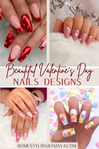 Cute Valentine's Day Nails