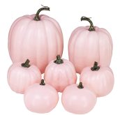 pink pumpkins