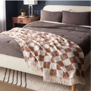 Checkered Throw Blanket