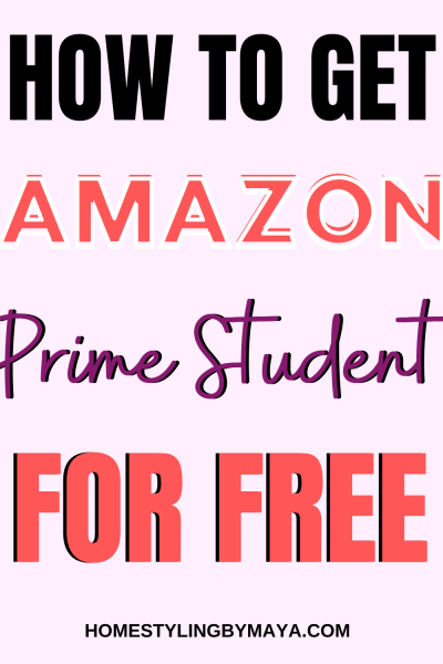 How to get Amazon Prime Free For Students