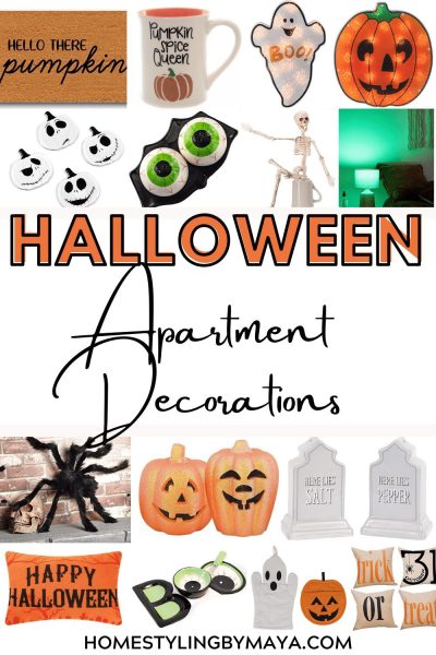 Halloween apartment decorating