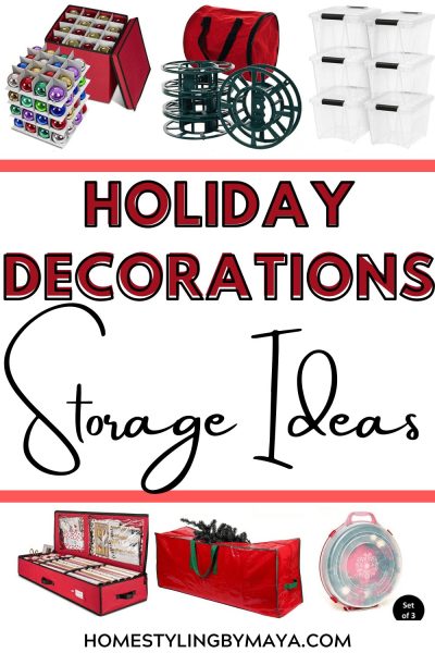 How to organize Holiday decorations