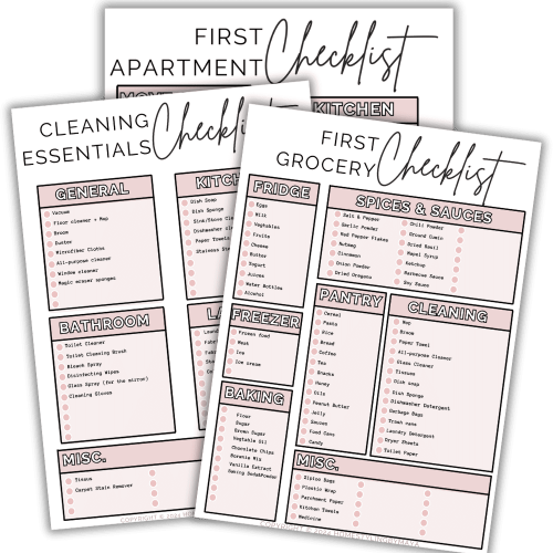 first apartment checklist