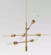 Gold ceiling lamp
