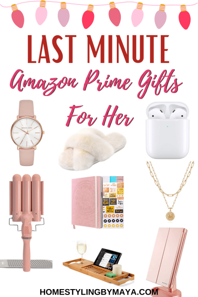 Last minute amazon prime Christmas gifts for her
