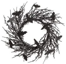 Halloween Bat Wreath