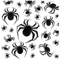 Realistic spider wall decals