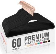 black velvet hangers