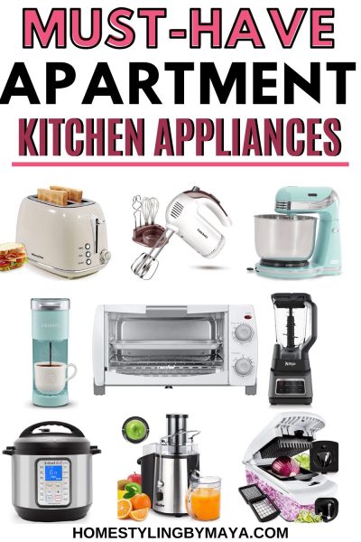 apartment kitchen appliances