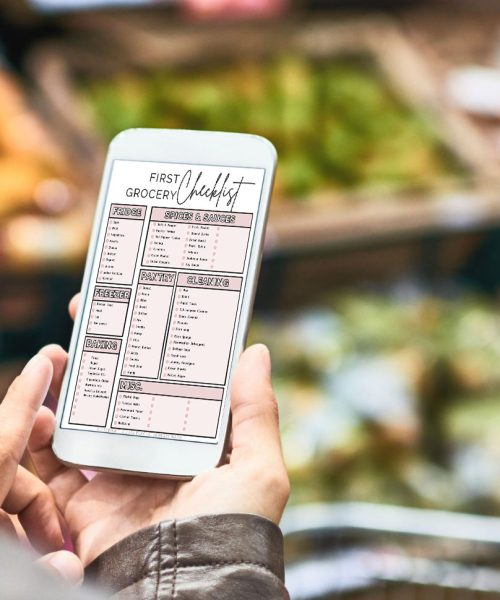 first apartment grocery list