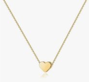 gold heart necklace