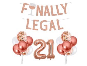 21st birthday decorations