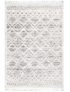 whtie boho rug